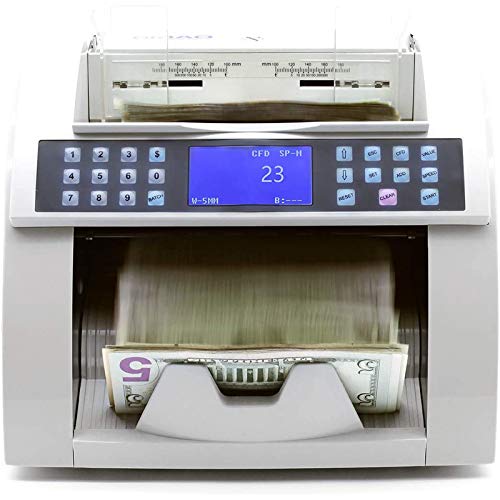 Ribao BC-2000V/UV/MG Heavy Duty High Speed Currency Counter UV/MG Counterfeit Money Counter, Two-Year After Service - Thumbnail 3
