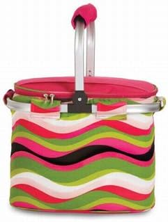 Shelby Collapsible Tote - Wavy Watermelon Tote