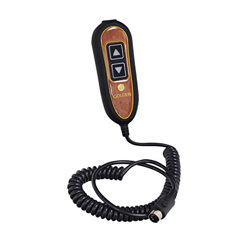 Télécommande filaire Doré Burl Zk1200-hc élégante à 2 boutons pour moteur de fauteuil