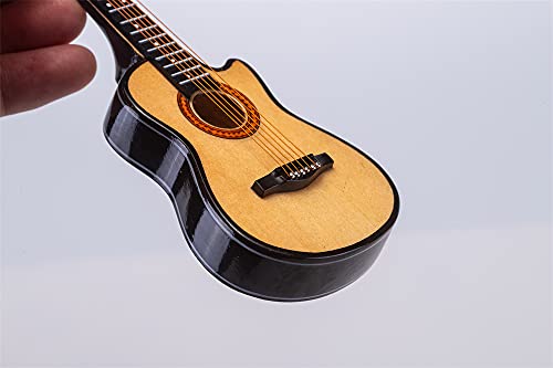 ALANO Modèle de guitare miniature, Mini ornement musical en bois, Mini Instrument de musique décorations de guitare - Les Beatles, Paul McCartney, John Lennon, RIngo Starr, George Harrison ALANO Modèle de guitare miniature, Mini ornement musical en bois, Mini Instrument de musique décorations de guitare – Image 6