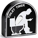 PRÁCTICO Y MULTIFUNCIONAL: no solo como temporizador de inodoro, sino también como juguete para niños, decoración del hogar, juego de mesa, temporizador de tarjeta y temporizador de sauna, etc.