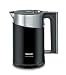 Produktbild Siemens TW86103 Wasserkocher (2000-2400 Watt max.,1.5 l Volumen, Edelstahlboden) schwarz/silber