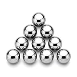 10 Pack 1/2” Chrome Steel Replacement Balls Compatible with Bullseye Game – Precision Balls by BC Precision – Durable, Smooth Finish, Game Replacement Parts