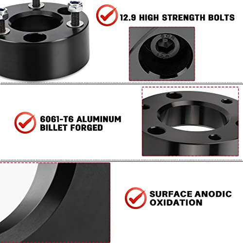 Flycle leveling Kit 2.5'' for F150, 2.5 inch Front Strut Spacers Leveling Lift Kits Compatible with 2004-2025 F150 2WD 4WD