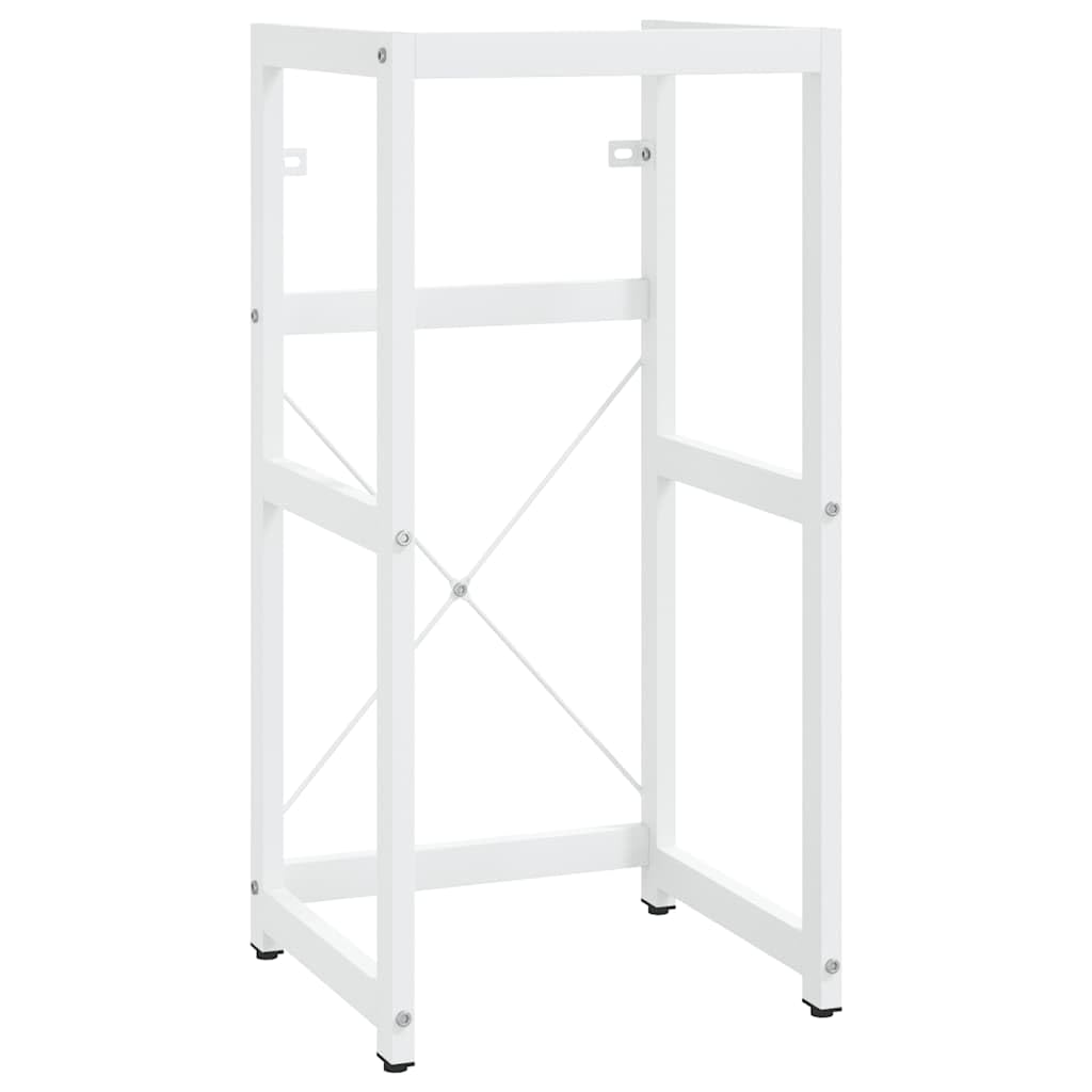 Struttura per Lavabo da Bagno Bianca 40x38x83 cm in Ferro