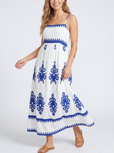 Image of Women's Classy Sleeveless Lemon Print Maxi RIC Rac Dress