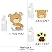 Big Dot of Happiness Baby Boy Teddy Bear - Baby Shower Centerpiece Sticks - Table Toppers - Set of 15