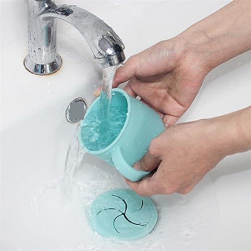 Tasses à café réutilisables en silicone souple rose de 200ml incassable - 7