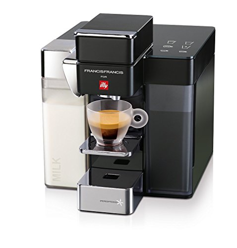 Francis Francis for Illy Y5 Milk Espresso and Coffee Machine Black