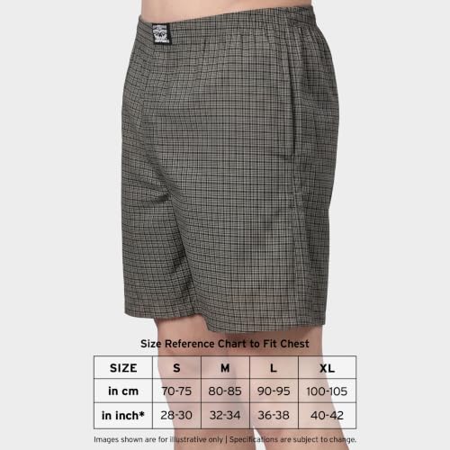 Image of Levi's 024 Boxer Shorts for Men | 100% Poplin Cotton | Checked Men's Boxers | Durable & Breathable | Smooth Hand-Feel | Inner Elastic Waistband | Functional Fly | Relaxed Leg Opening | Pack of 1