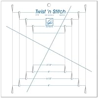Algopix Similar Product 11 - June Tailor Twist N Stitch Ruler