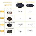 Kimpets Dog Bed Calming Dog Beds for Small Medium Dogs - Round Donut Washable Dog Bed, Anti-Slip Faux Fur Fluffy Donut Cuddler Anxiety Cat Bed(20") - Image 3