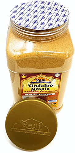 Rani Vindaloo Curry Masala Indian Spice Blend 80Oz (5Lbs) 2.27Kg Bulk Pet Jar ~ All Natural | Salt Free | Vegan | Gluten Friendly| Non-Gmo | No Colors #TOP3