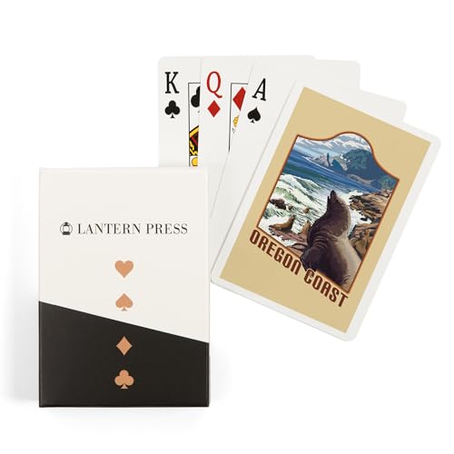 Lantern Press Oregon, Naipes Póker de 52 cartas