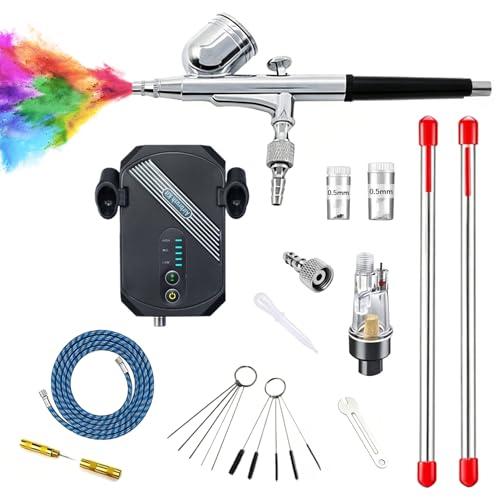 Kit Aérographe double action 3 pressions de 28 à 48 PSI - 2