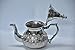 Moroccan 4 Cups Tea Pot Handmade Serving Small Brass Silver Plated Teapot Hand Carved In Fes Morocco