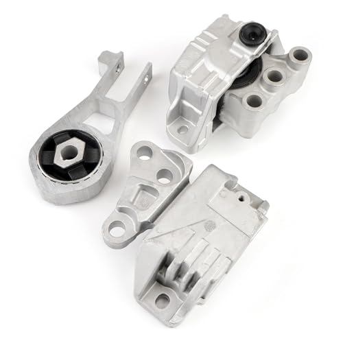 Dexepe Engine Motor Transmission Mount Set 3Pcs Compatible with Jeep Renegade Fiat 500X 2.4L 2015-2018 Engine Mounts Replace 68363756AA 68258599AA 68363755AA