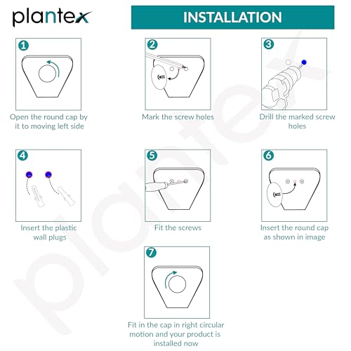 Image of Plantex Pyramid Stainless Steel Robe Hook for Bathroom /Cloth Stand /Towel Hanger /Bathroom Accessories (Chrome) - Pack of 1