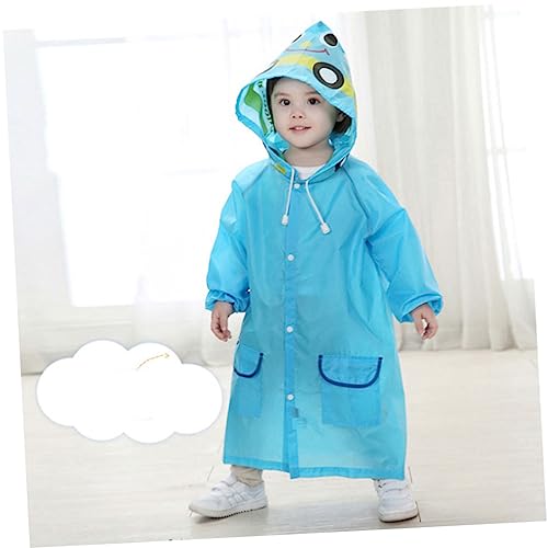 KESYOO Capa De Chuva Infantil Com Capuz Capa De Chuva Reutilizável Poncho De Chuva Para Meninas Meni