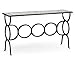 Jonathan Charles Luxe Antique Bronze Finish On Metal 60 x 16 Rectangular Console Table