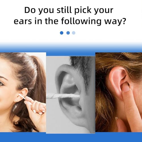Ohrenschmalz Entferner,Q-grips Ohrenreiniger,Spirale Silikon Intelligentes Ohrenschmalz Entferner,360 Grad Spirale Silikon Ear Cleaning mit 16 Abwaschbaren Ersatzköpfen,für Erwachsene,Kinder