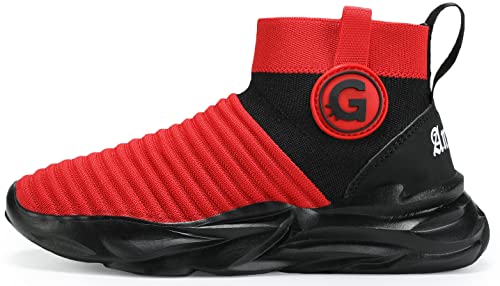 Santiro Boys Sneakers Girls Slip on Shoes Fashion High Top Athletic Shoe2