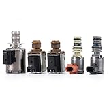 5PCS 4L60E Transmission Solenoid Kit 4L65E Master Solenoid Valve Kit EPC TCC Compatible with GM Chevy 2003-on