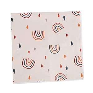 Onder hoge stoel vloermat, onder hoge stoel vloerbeschermer Baby kinderstoel vloerbeschermer, voor baby baby bescherming pad(110 * 110CM:, SMT105-EF345)