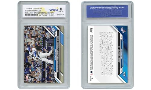 2024 Topps Now SHOHEI OHTANI Greatest Day in Baseball Card #723 - Graded GEM Mint 10