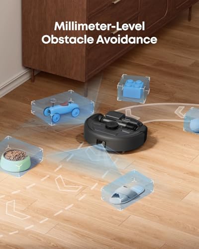 Image of eufy Robot Vacuum 3-in-1 E20, with Versatile Stick and Handheld Vacuum Cleaner Combo,Self Emptying Up to 75 Days, Max 30,000Pa, Smart Obstacle Avoidance + Official 2X Side Brushes