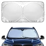 BNYD Car Windshield Sun Shade Foldable Reflective Sun Visor, for Cars, SUV, Truck, Automotive Sun Screen Sunshade Summer Vehicle Accessories, Blocks Heat and Keep Interior Cool