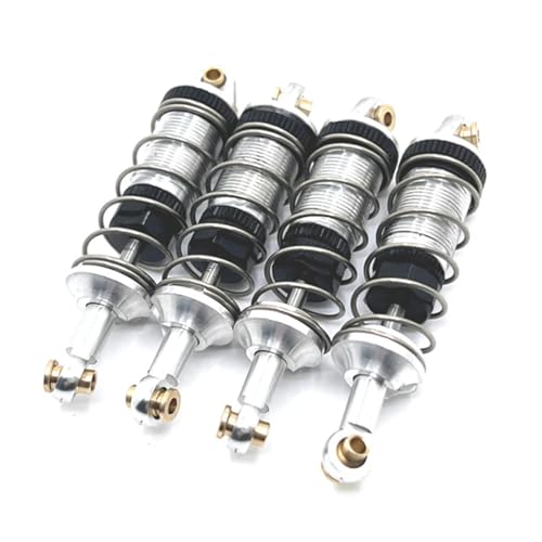 Amortisseurs Mjx Hyper Go métalliques anti-casse pour suspension RC 1/14 silver