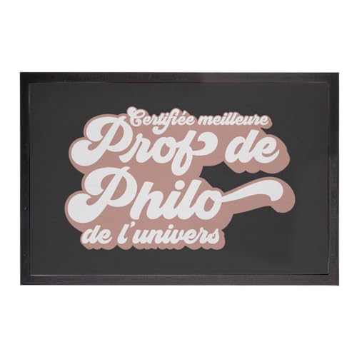 Paillasson Prof de Philo idée cadeau original lycée université - 2
