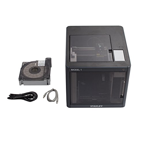 Stanley Model 1 3D Printer, Heated Printer Bed, Carbon Filter, Assisted Bed Leveling, Wifi Connected Compatible With Sindoh Pla/Abs Filament #TOP3