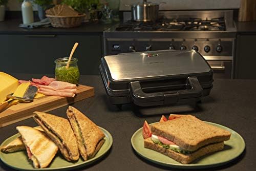Emerio ST-109562.17 Opiekacz Do Panini I Kanapek, 900 W, Czarny