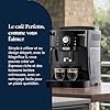 De’Longhi Magnifica S - Perfetto Machine à Café Automatique avec Mousseur à Lait Manuel, Machine à Espresso et Cappuccino, Panneau de Commande avec Boutons, Noir (ECAM11.112.B)
