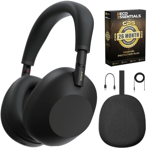 Sony WH-1000XM6/B Best Wireless Noise Canceling Headphones, Black