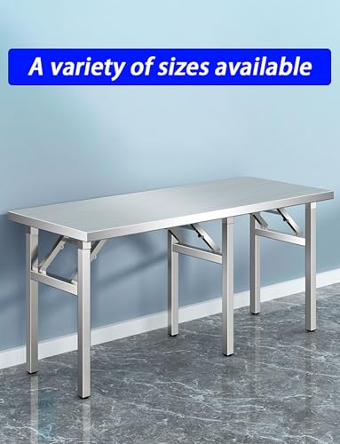 Établi de préparation en acier inoxydable compact pour petits espaces - 2