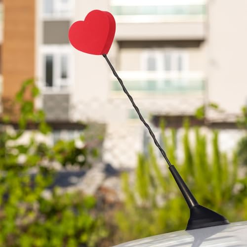 Adornos para antena de coche GALPADA: encuentra tu vehículo fácilmente con corazones de EVA 5