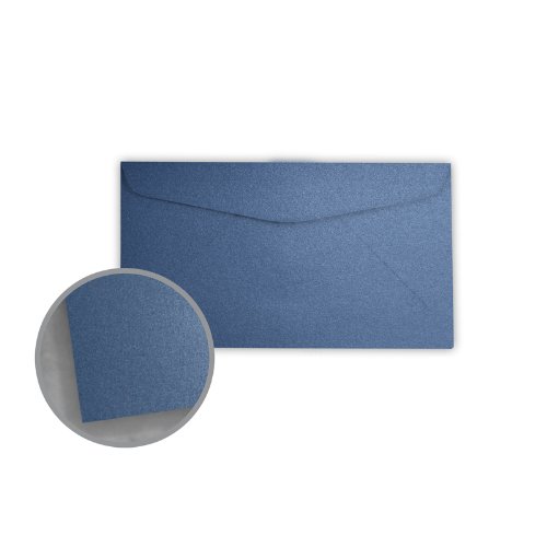 Stardream Sapphire Envelopes - No. 6 3/4 Regular (3 5/8 x 6 1/2) 81 lb Text Metallic C/2S 400 per Box