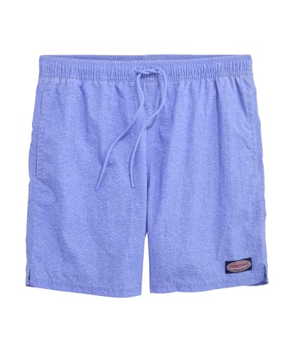 vineyard vines 6 Inch Island Swim Trunks, Serenity Blue, XXL