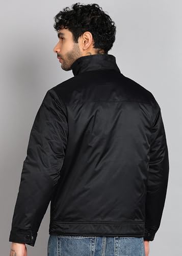 Image of Qube by Fort Collins Men's Classic Super Twill Jacket Stylish & Durable Casual Standard Length Winter Jacket for Men