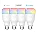 Produktbild Yeelight Wifi Birne 16 Million Farben E27 8.5W RGB Dimmable 800lm weißes Licht Smart Home App Fernbedienung (4-Pack)
