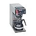 Bunn 12950.0293 CWTF15-1 Automatic 12 Cup Coffee Brewer with 1 Lower Warmer and Black Plastic Funnel - 120V