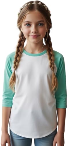 Image of ToBeInStyle Women's Classic Two Color Cotton Baseball T-Shirts