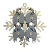 Manhegari - Plaqueta Divertida para Nieve, Porche Espejo