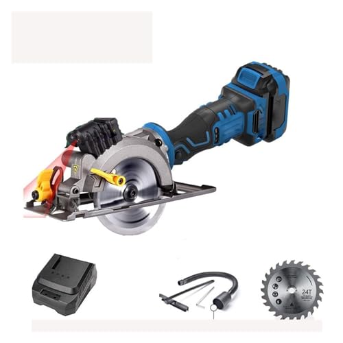 Sega circolare elettrica senza fili da 20 V, con funzione e lama per sega per legno, design mini portatile per taglio di precisione in vari progetti