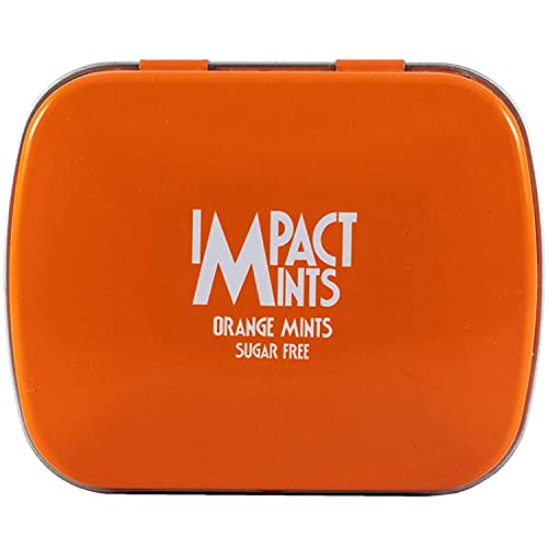 Image of Impact Products Sugar Free Mints Orange 14g - Pack of 12, 168 g