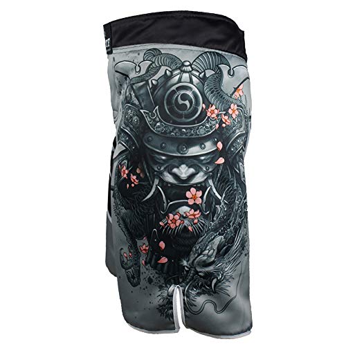 SOTF Pantalones Cortos Shorts Modelo Samurai Ideales MMA K-1 Kick Boxing Boxeo Crossfit etc. (M) - imagen 8