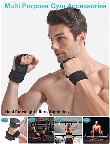Sujayu Workout Gloves For Men Workout Gloves Women, Wrist Wraps Wrist Straps For Weightlifting, Versa Grips Lifting Wrist Wraps Weight Lifting Gloves Gym Gloves For Men & Women (M, Red) #TOP5